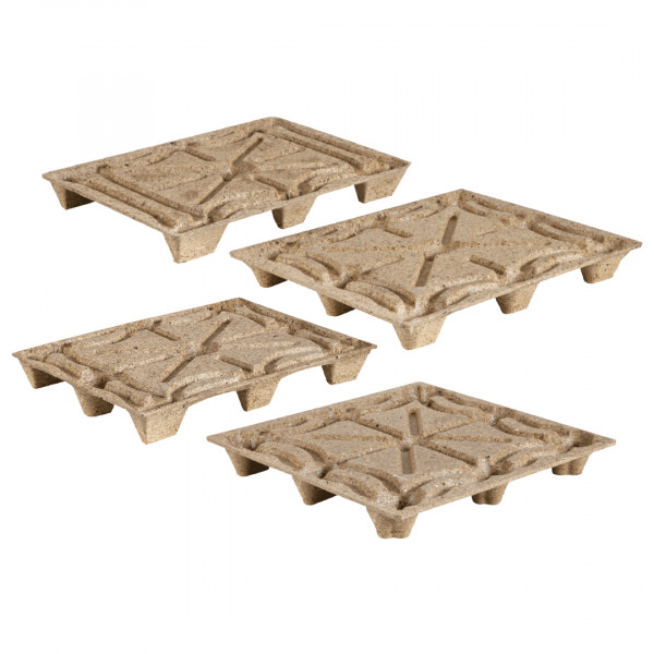 Palette en bois moulé