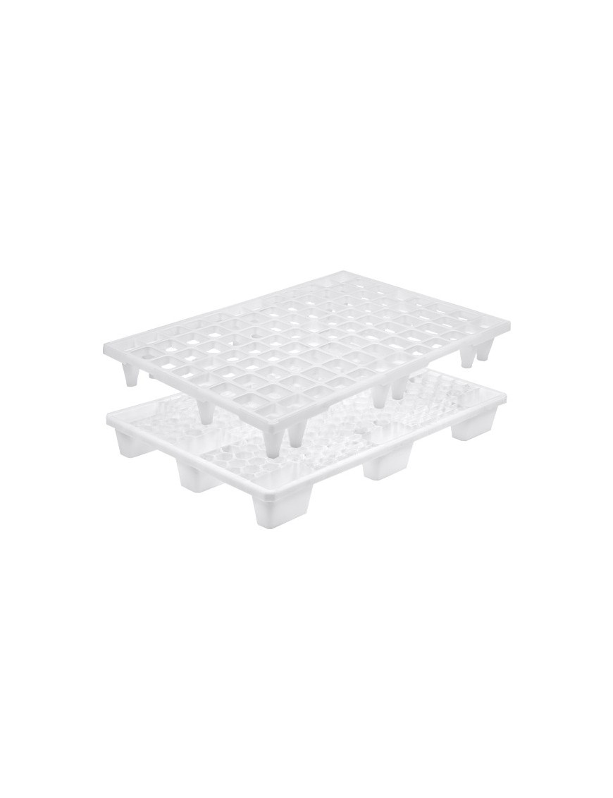 Pallet forato bianco igienico