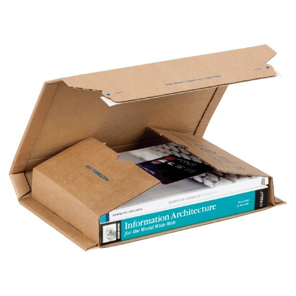 Scatole per spedizioni libri con chiusura adesiva