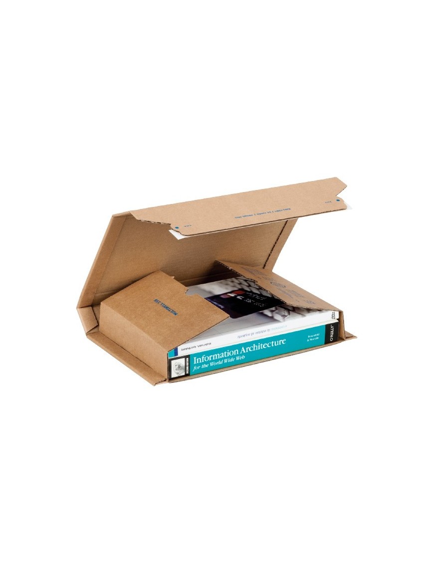 Scatole per spedizioni libri con chiusura adesiva