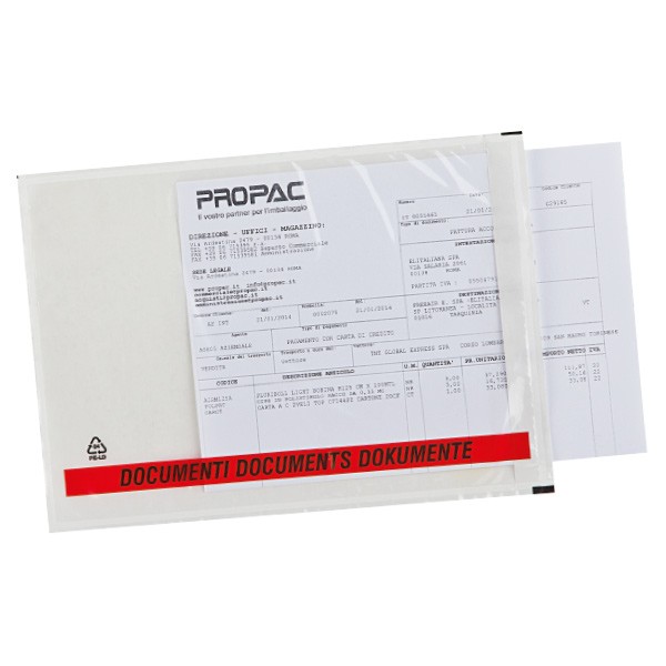 Packing-List porta documenti stampate