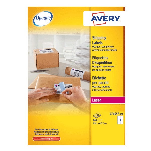 Etichette coprenti BLOCKOUT per spedizioni