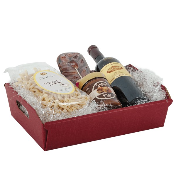 Cesti cartone con manici Bordeaux