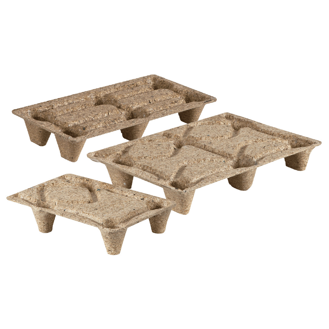 Mini pallet in legno pressato