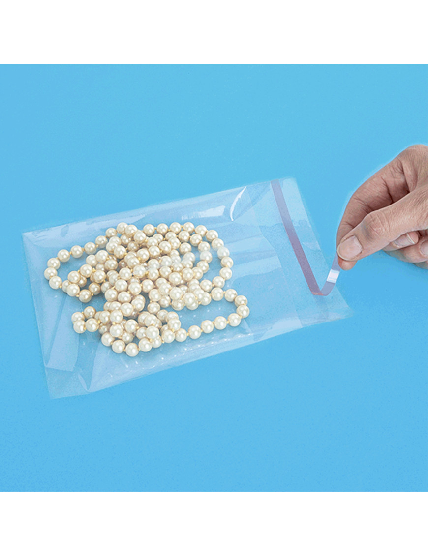 Sacchetti in PPL brillanti con chiusura adesiva