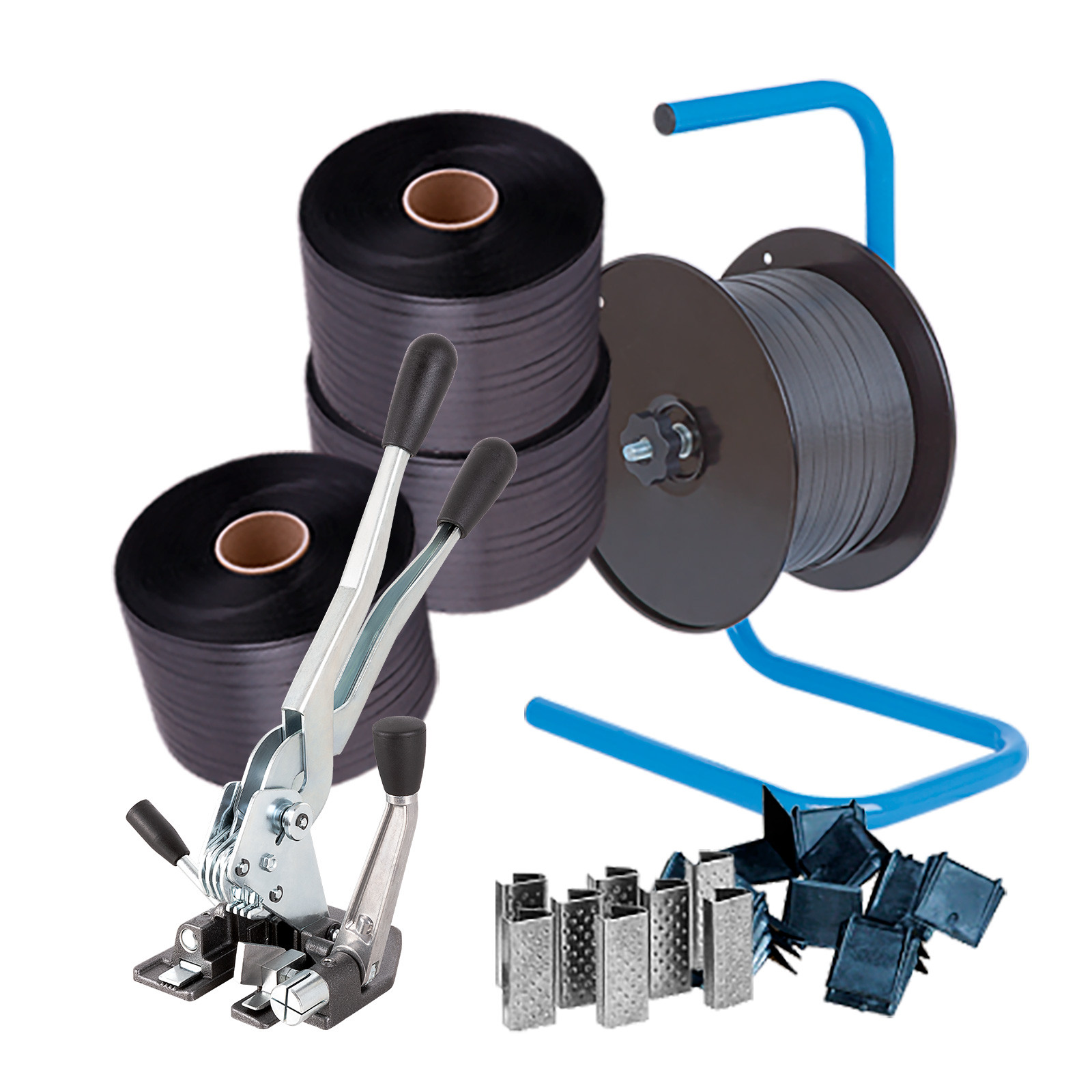 Kit reggia polipropilene bobine da 1.000 metri mm 12 x 0,5