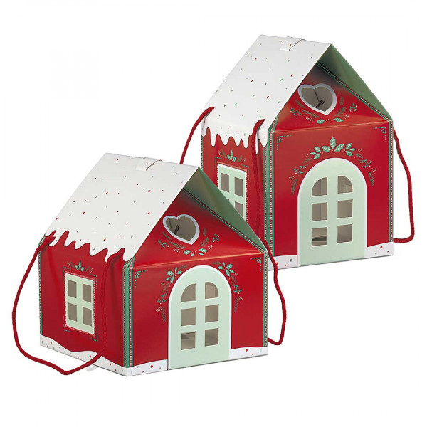 Scatole regalo casetta Natale 2