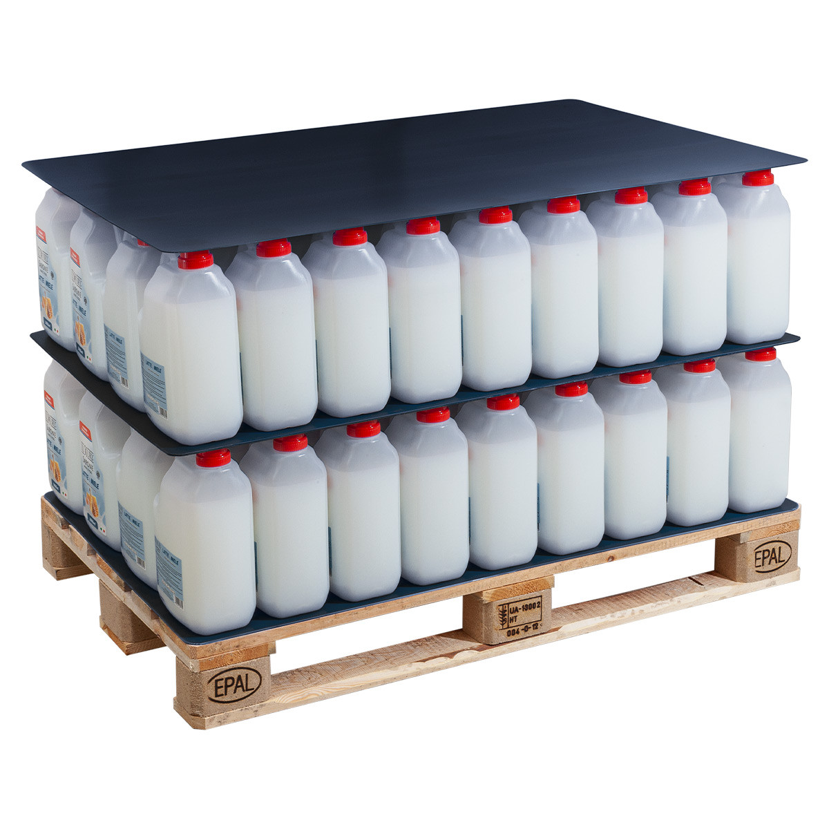 Foglio intercalare in plastica per pallet