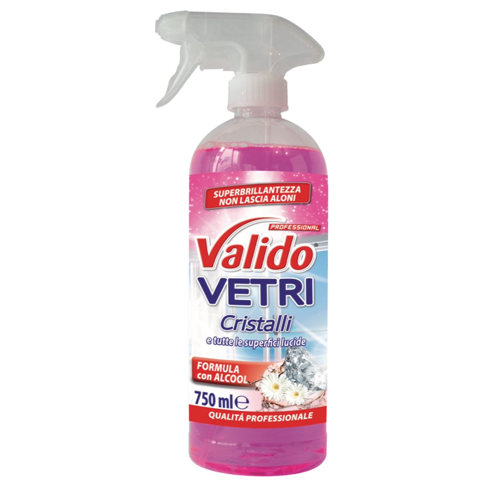 Detergente vetri e specchi professionale