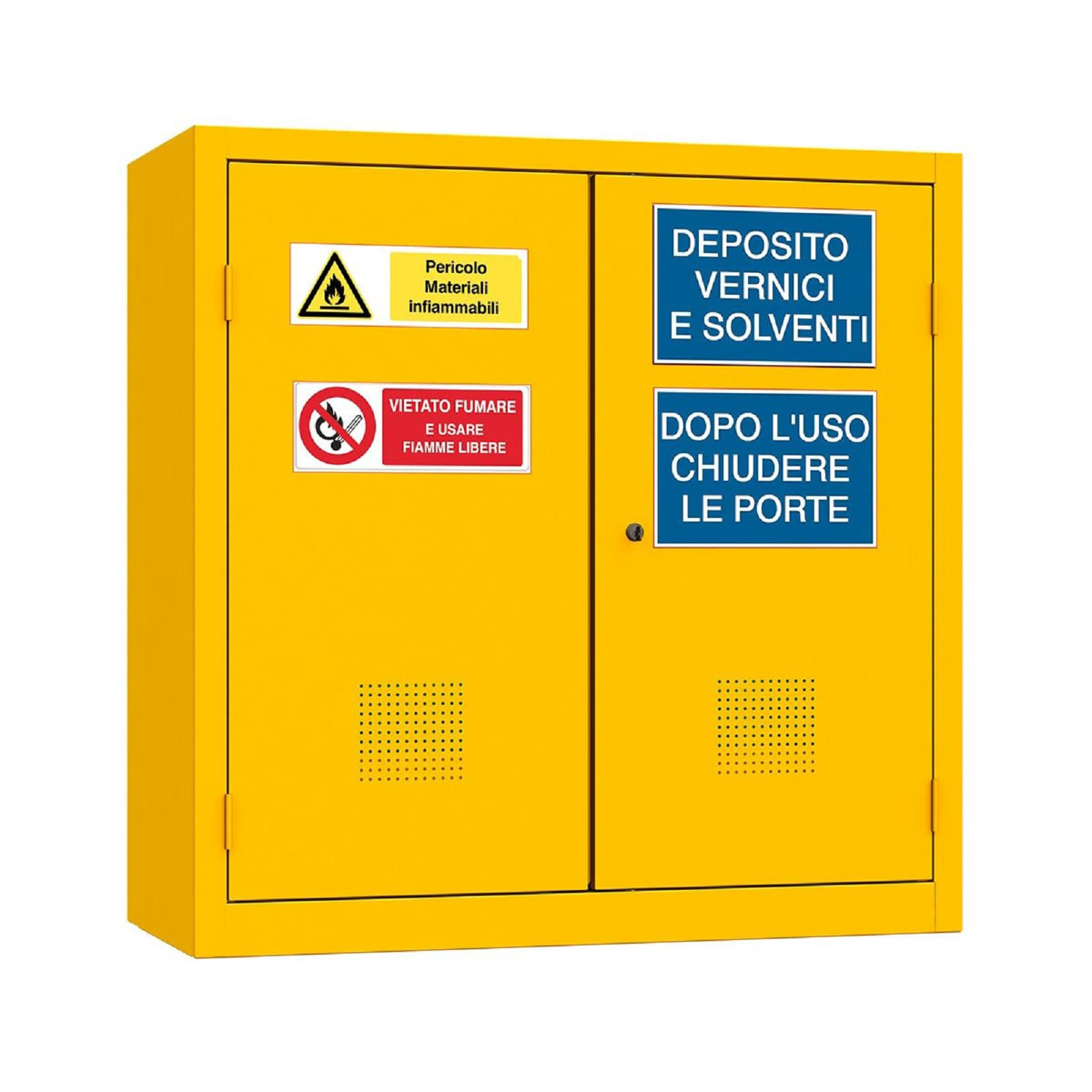 Armadio deposito liquidi infiammabili