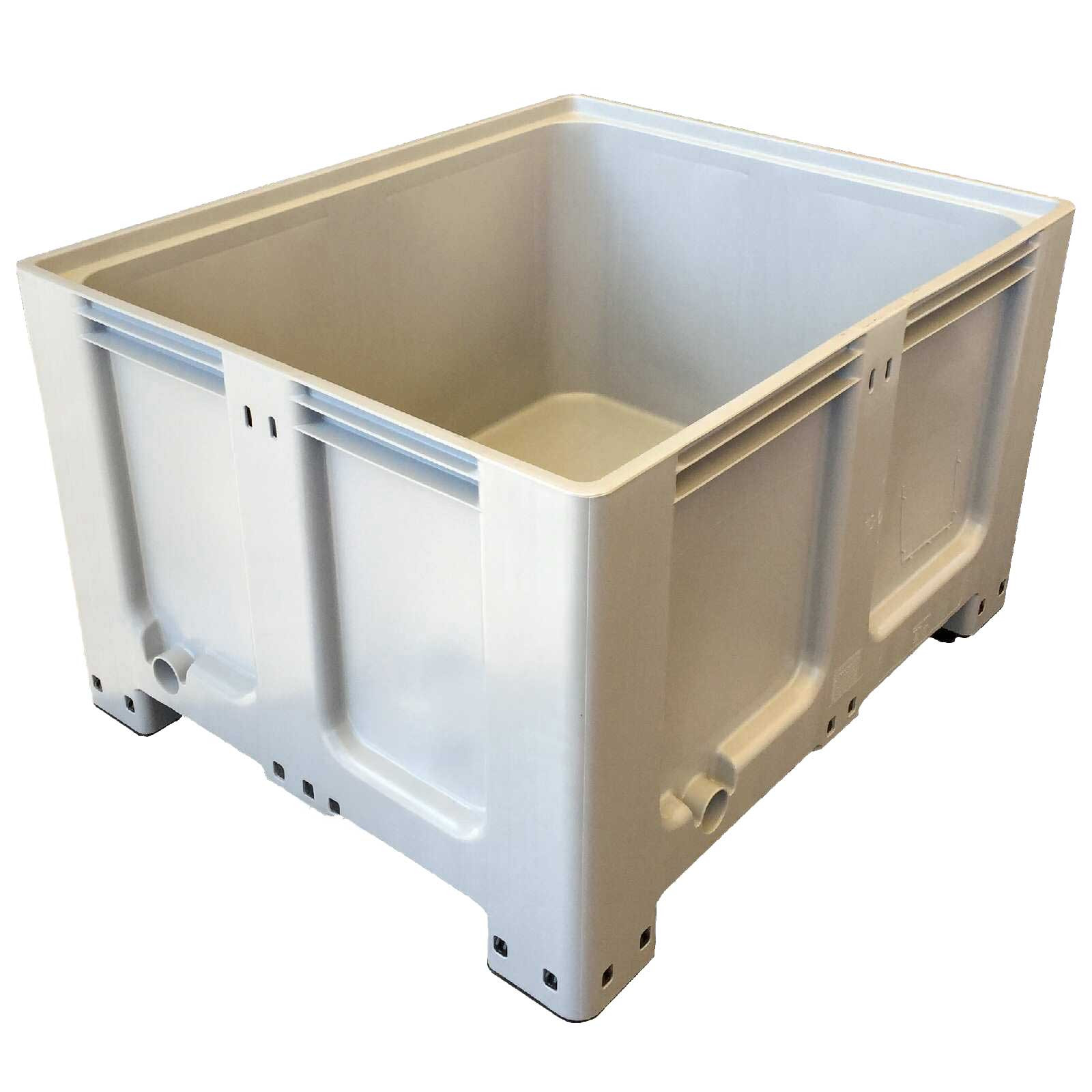 Grandi contenitori in plastica per alimenti 120x100 cm 610 litri