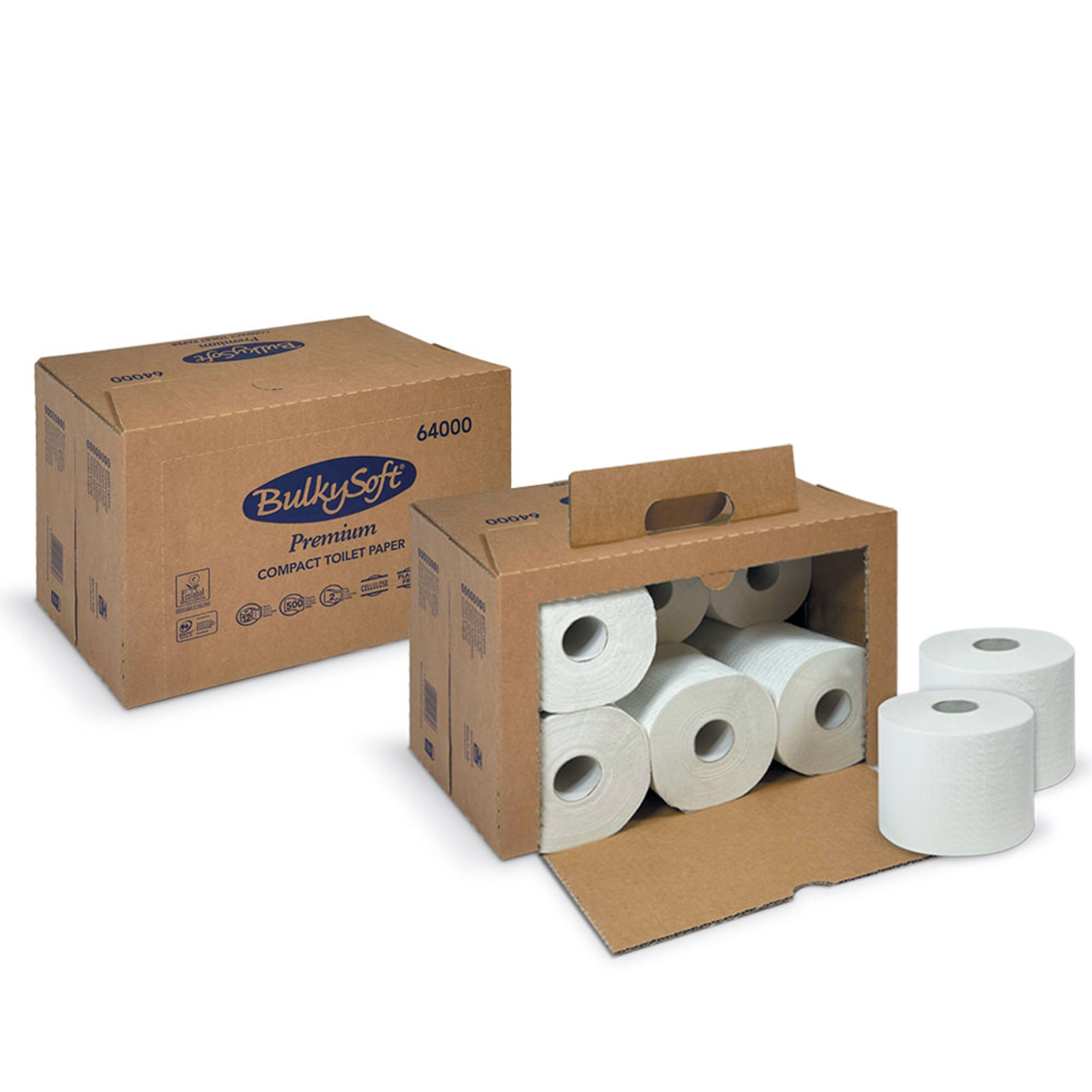 Carta igienica compatta in confezione Plastic Free
