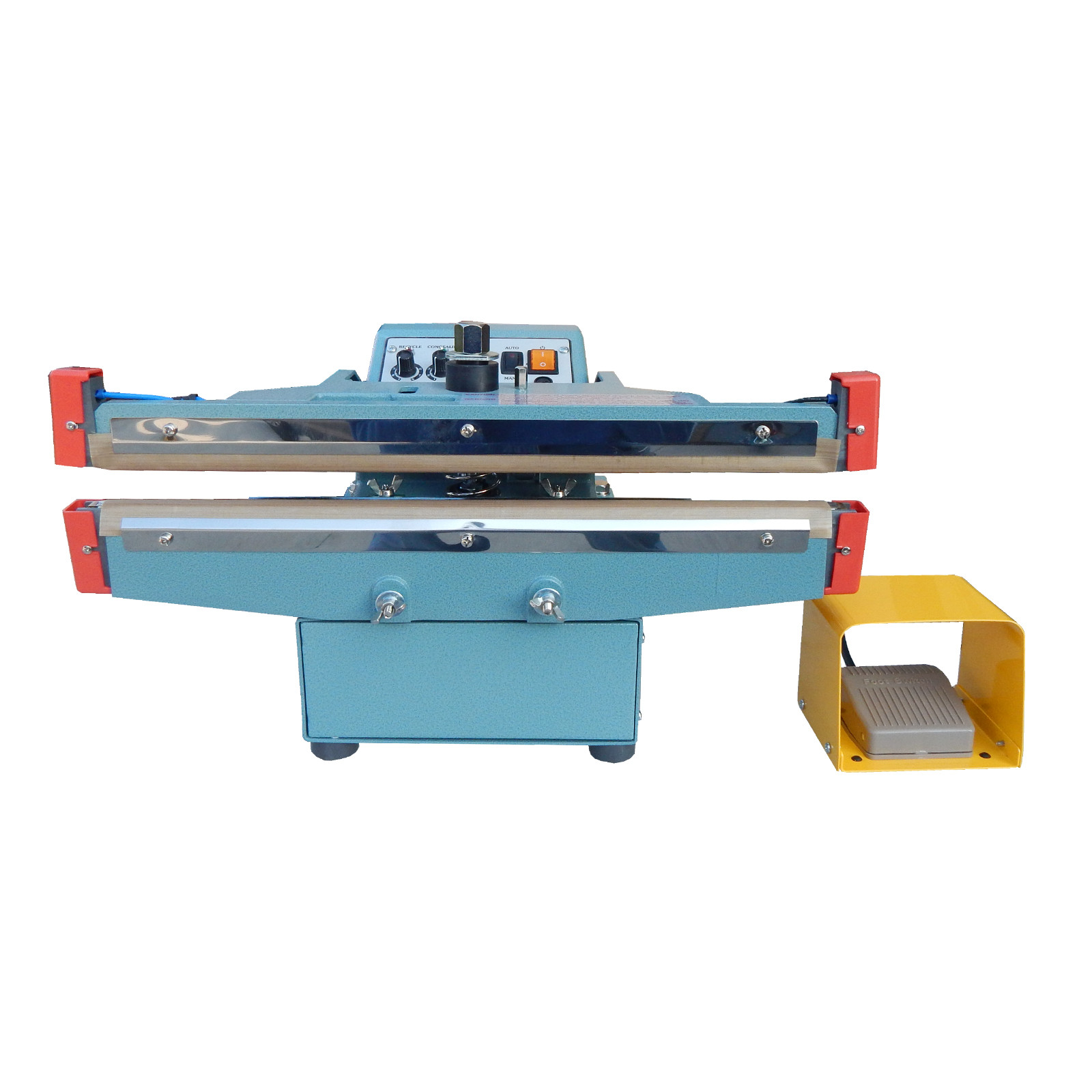 Saldatrice per sacchetti da banco a pedale elettrico doppia resistenza FDA