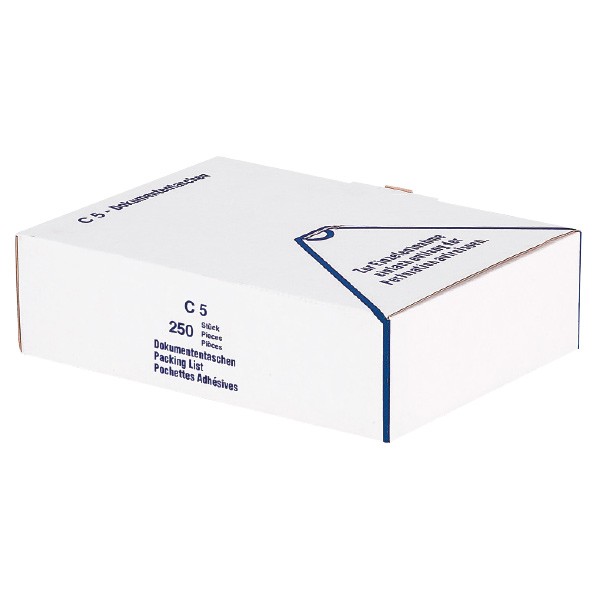 Packing-List in scatola distributrice